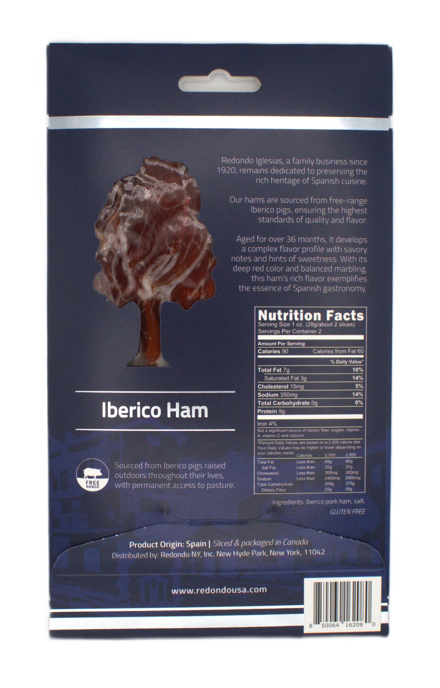 IBERICO HAM GRAIN-FED 36 MONTHS AGED SLICED - 2 OZ