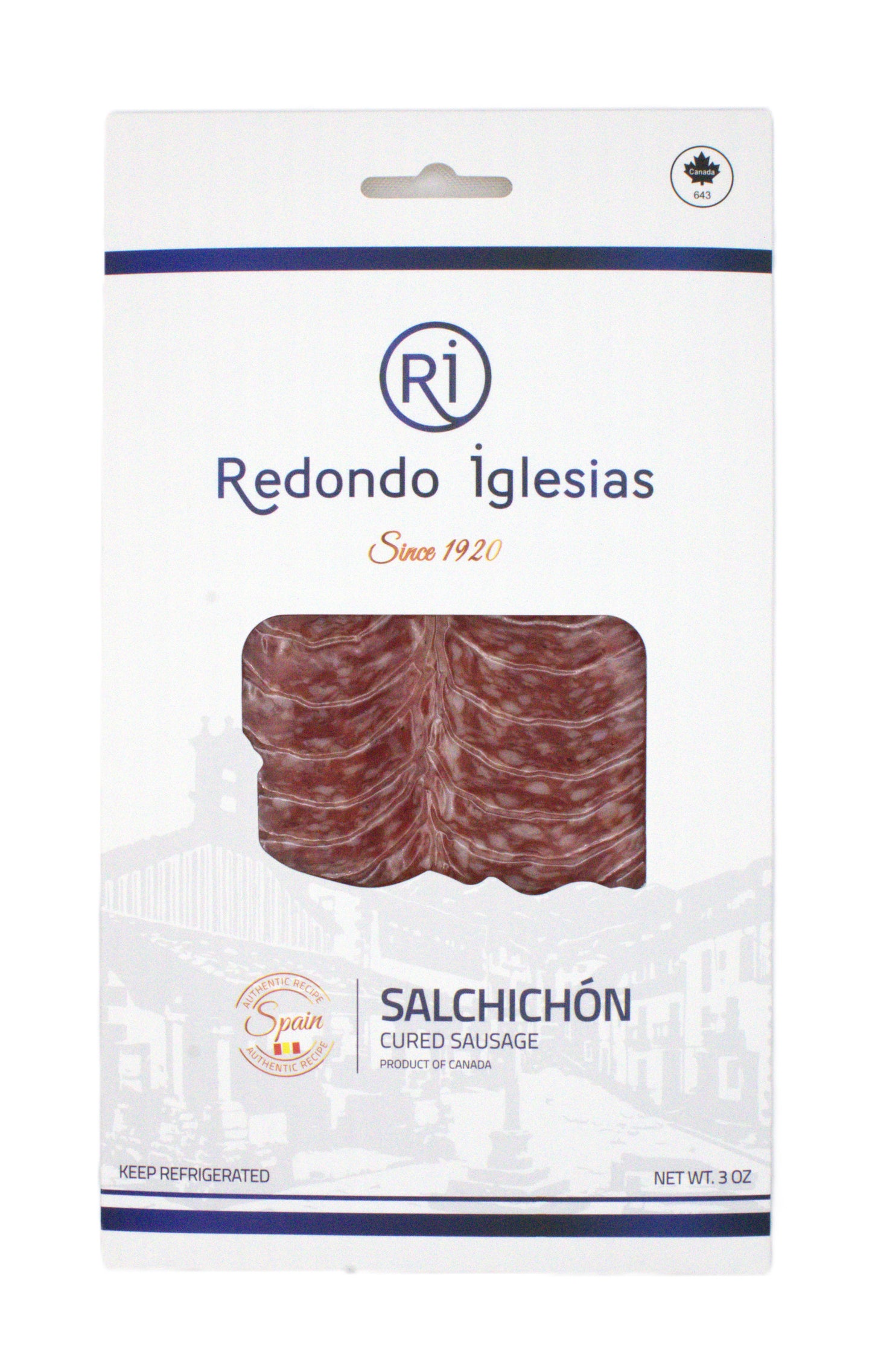 SALCHICHON SLICED - 3 OZ