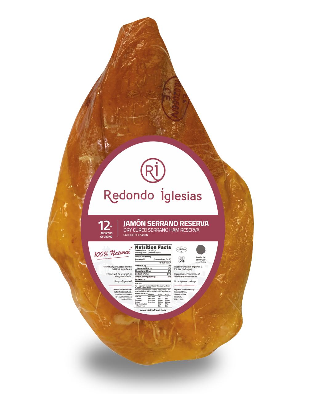 SERRANO HAM - 12 MONTHS AGED - BONELESS