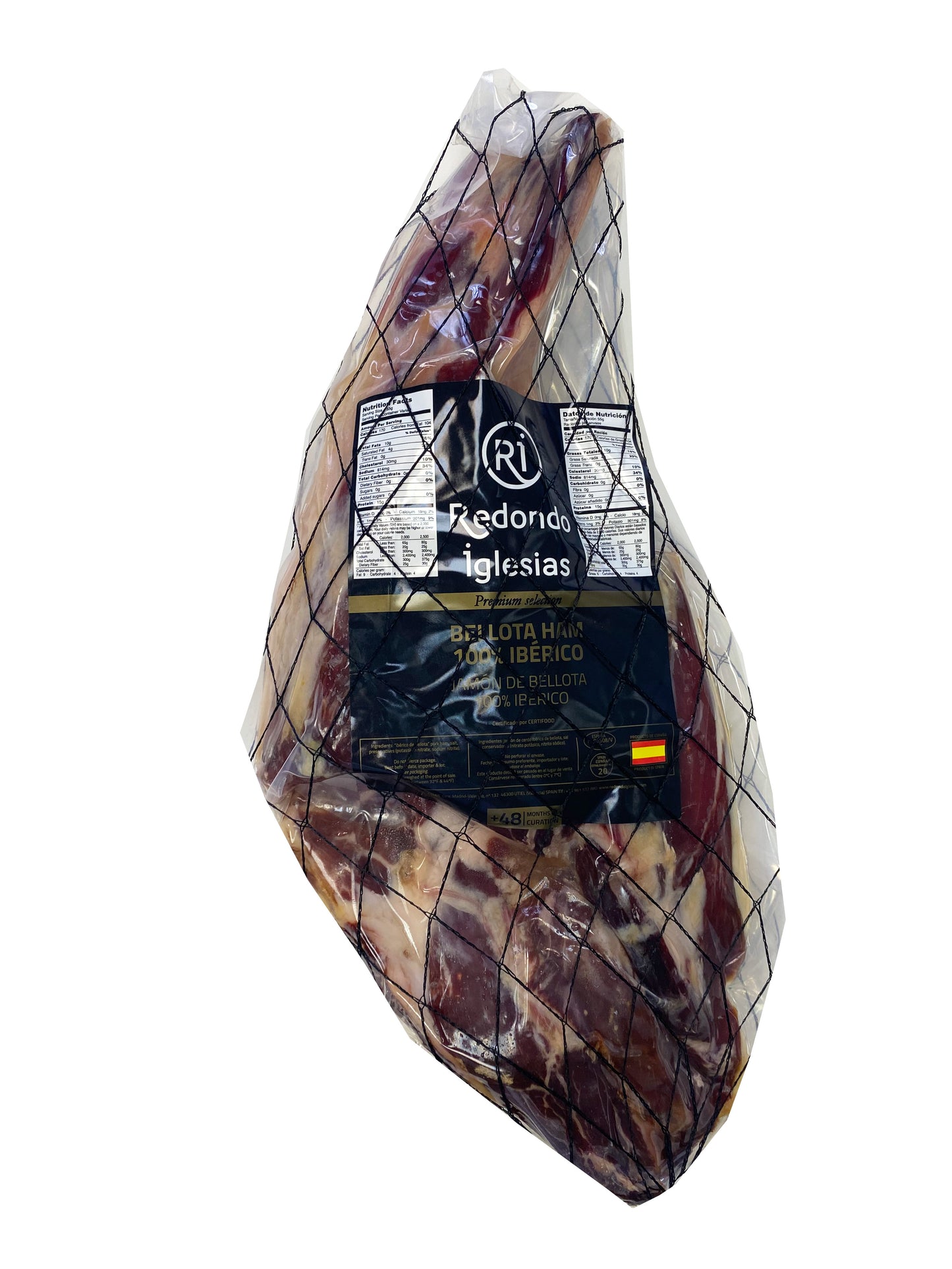 100% IBERICO ACORN-FED HAM - 48 MONTHS AGED - FREE RANGE - BONELESS