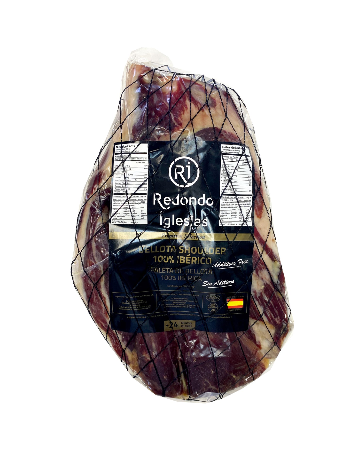 100% IBERICO ACORN-FED SHOULDER - 24 MONTHS AGED - FREE RANGE - BONELESS