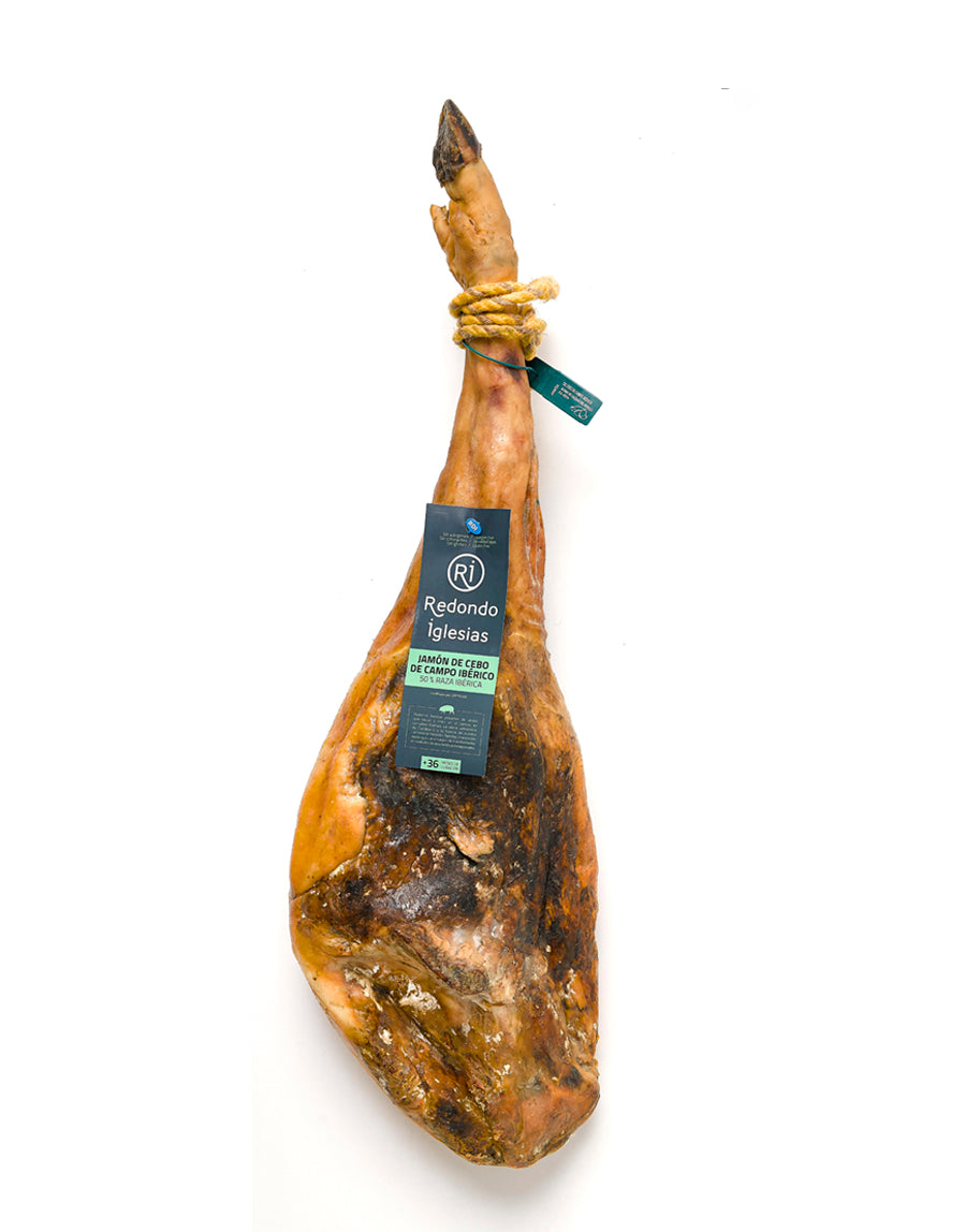 IBERICO GRAIN-FED HAM - 36 MONTHS AGED - BONE IN