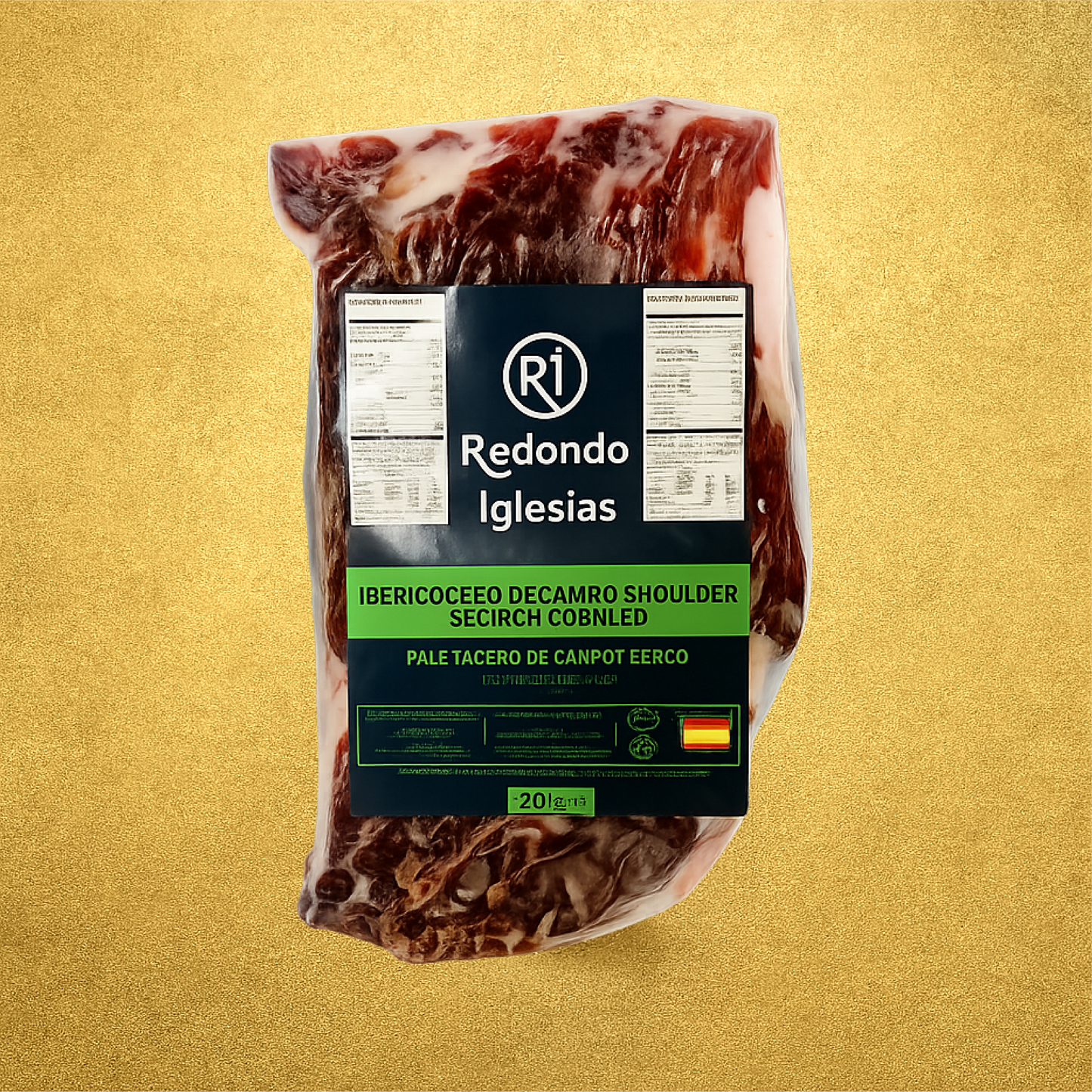 Iberico Ham Grain-Fed  20 months aged - Block Shape
