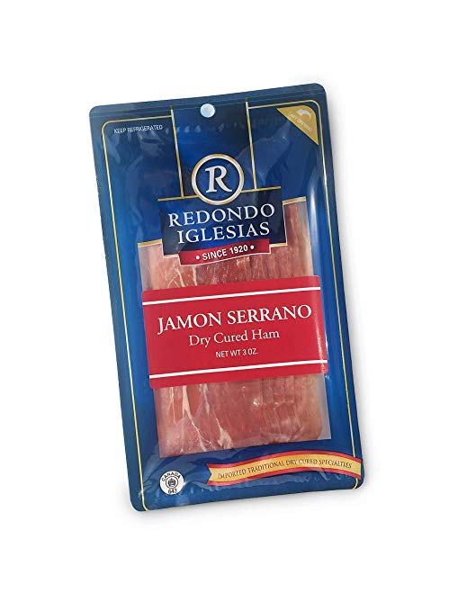 SLICED SERRANO HAM - 3 OZ